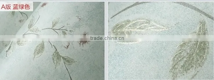 Beautiful country decoration flower wall paper china