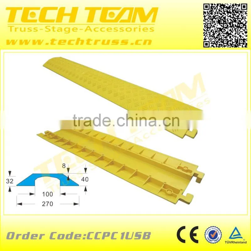 1 channel Hot Rubber Cable Protector Floor