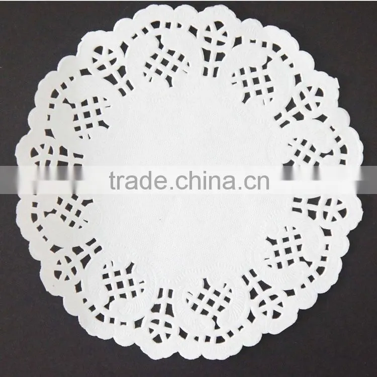 Various Design Disposable Eco-friendly Food Grade Ivory Paper doilies