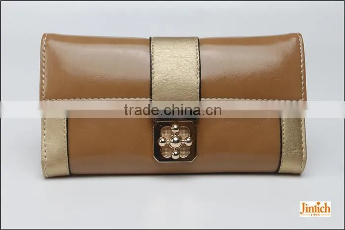 Custom women' s PU wallet which classical long wallet