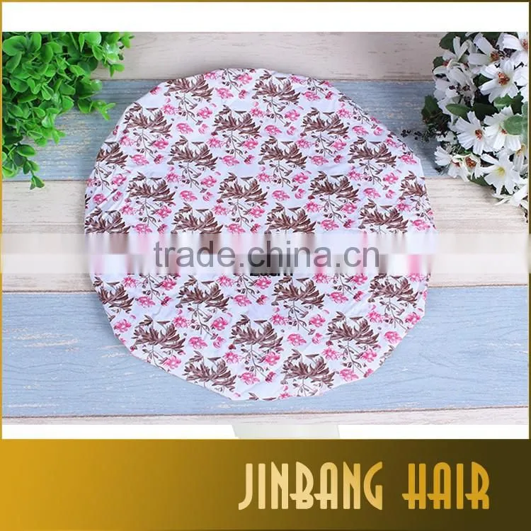 Top quality lace design shampoo bath shower cap for lady