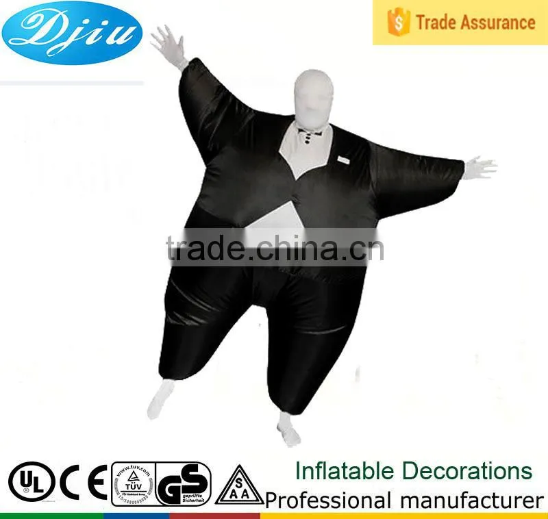 DJ-CO-144 Inflatable party dresses for fat girl Funny Halloween Costumes Black western party wear dresses