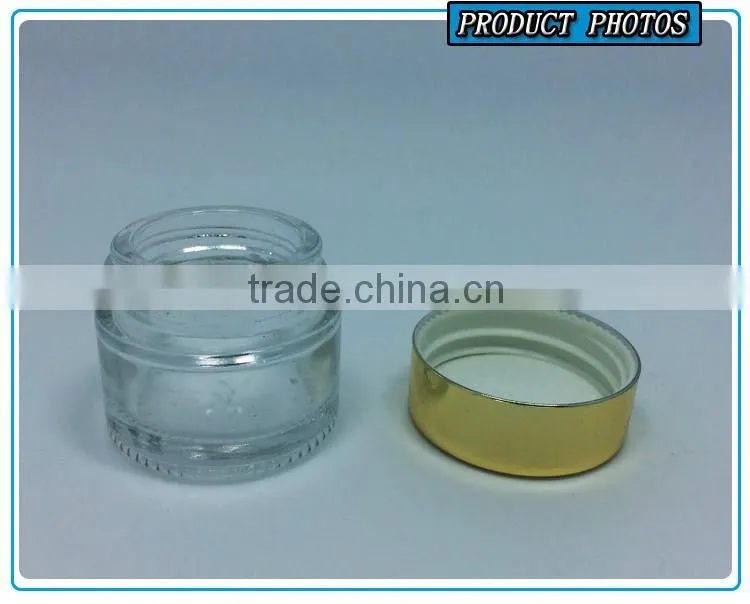 10ml frosted glass cosmetics jar for face cream