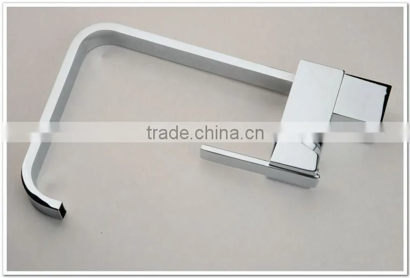 Deck Mounted Kitchen Sink Mixer Tap With Swivel Spout QH0718