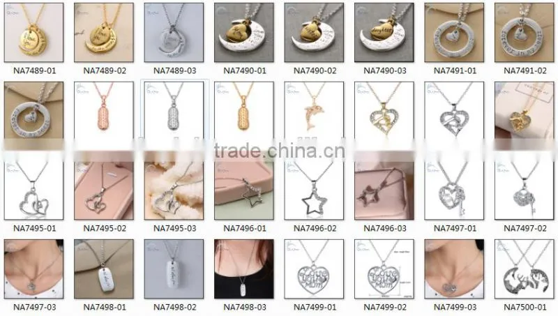 Fashion jewelry best friend forever pendant designs