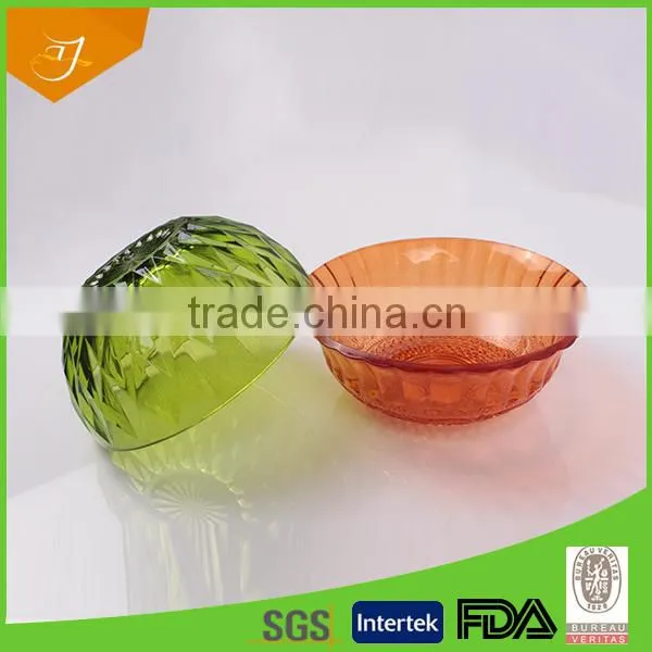 Wholesale Colorful Glass Bowl, antique Glass Fruit Bowl, glassware