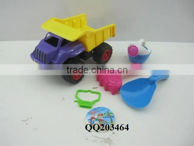 Plastic toy sand beach play set