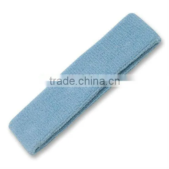 Wholesale cheap sports sweat cotton wristband headband