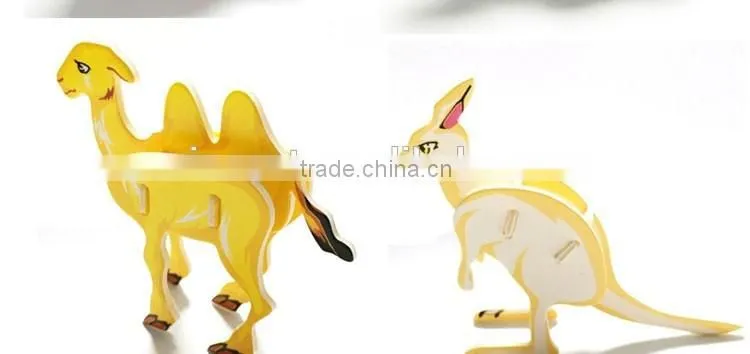 Customized EPS/Wooden 3D Puzzle Set