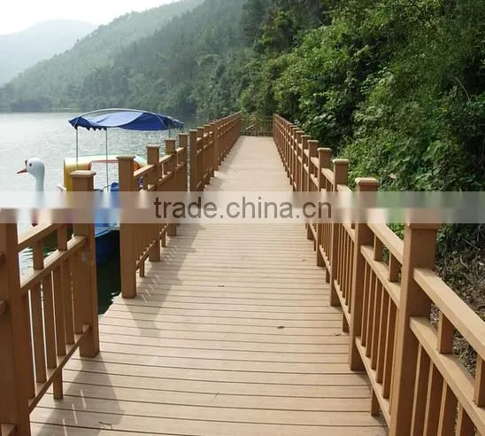 JFCG Anti-flaming WPC Material Outdoor Fence Pathway Fence
