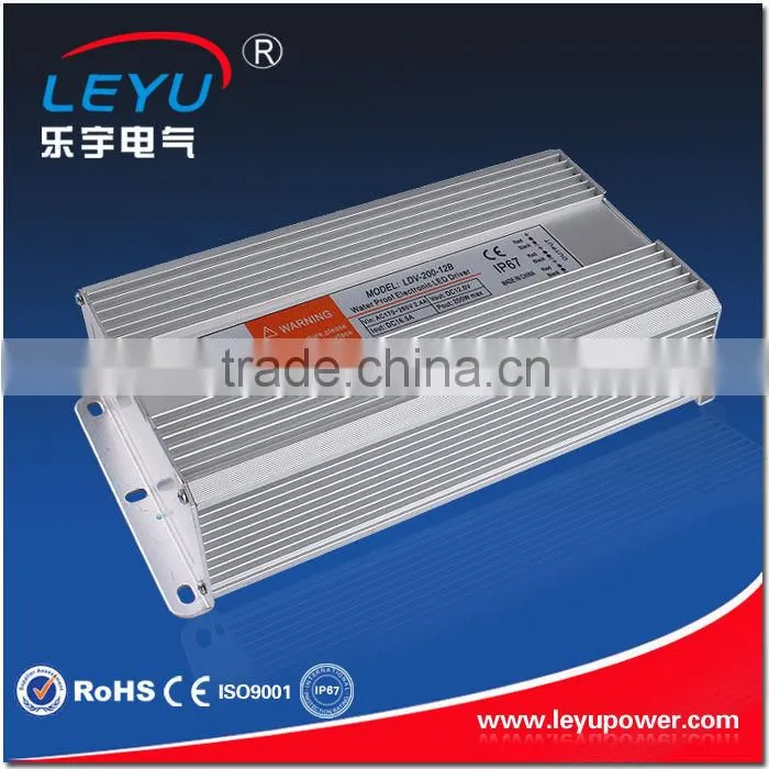Waterproof 220v input 24v output LED driver 200 watt power supplies