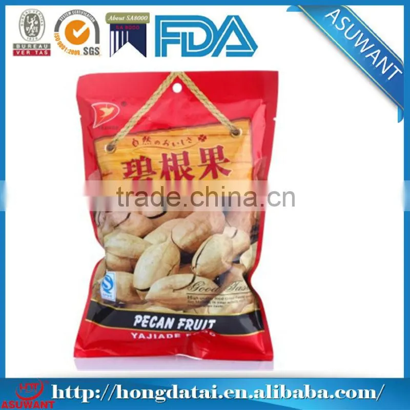 Pecans packing pouch/Stand up nuts pouch/5 pound nuts bag