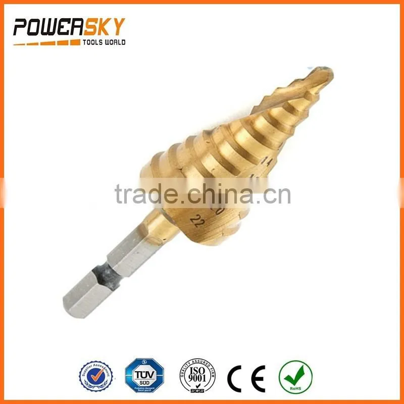 High Quality Spiral Flute Step Drill