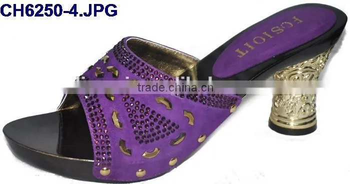 CH6250-4 Fashion women low heel /wholesale sandals for party