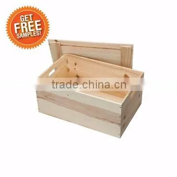 Alibaba golden supplier unfinished wood gift packaging box wholesale