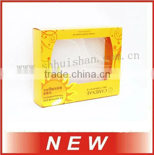 Cosmetic packing paper box,Decorative paper box with window