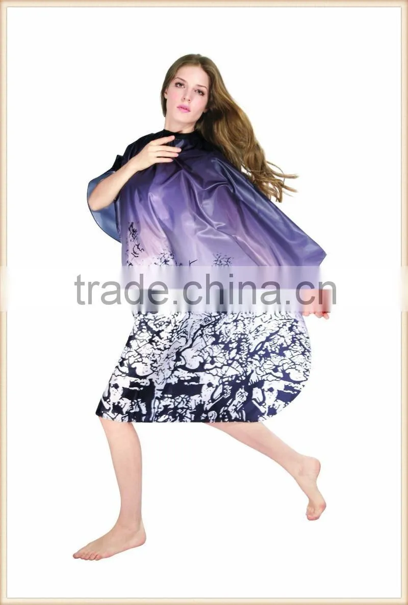 Professional high quality waterproof customized hairdresser capes and aprons