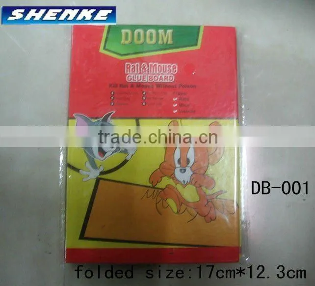 2012 Hot Sale strong adhesive cardboard mouse glue traps