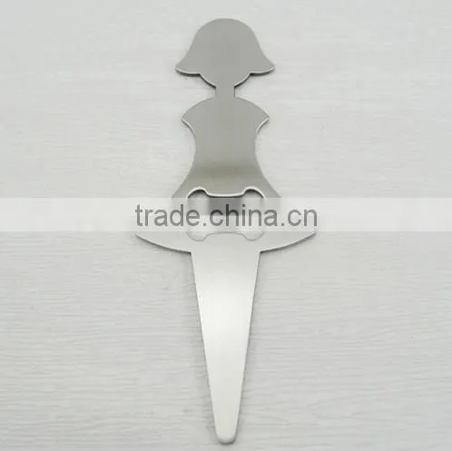 Metal die cut bottle opener