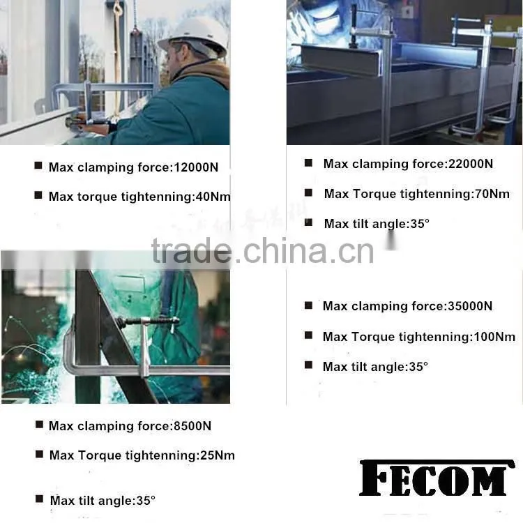 F clamp for manufacturing automation SGM series
