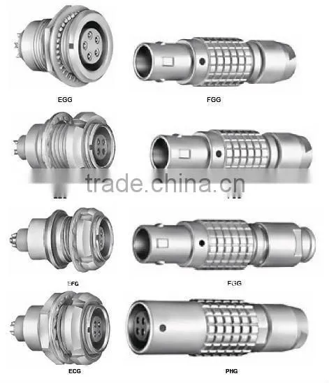 metal male and female electrical connector
