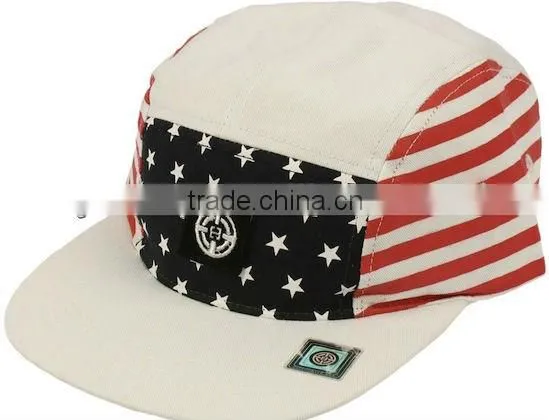 cotton racing bicycle hat in printed logo