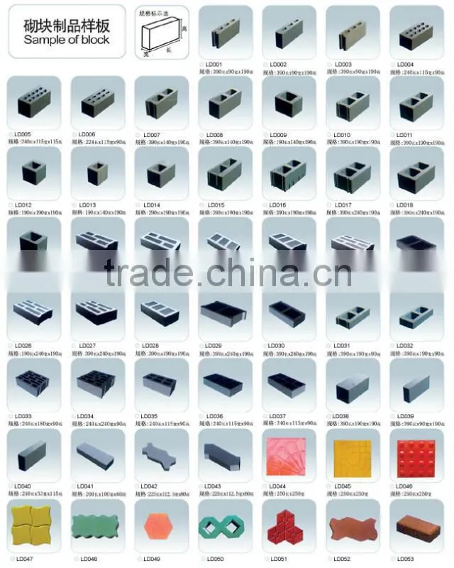 Full Automatic Hydraulic QT6-15 Fly Ash Brick Block Making Machine