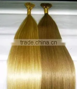wholesale high qulity pre-bonded human hair extension FLAT TIP