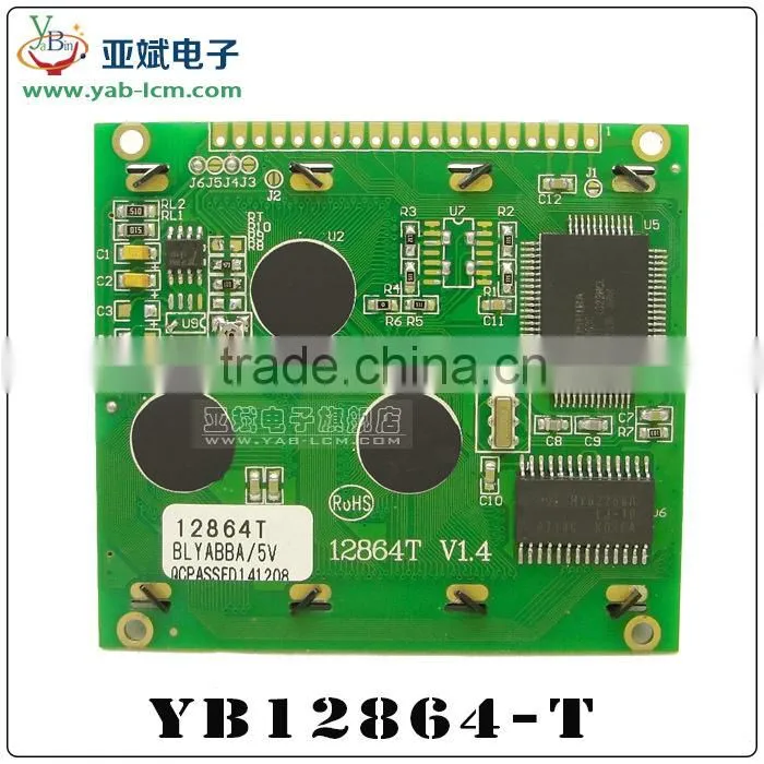 COB 12864 lcd module, 128X64 lcd screen display with RA6963C/T6963C/UCi6963 or EQV