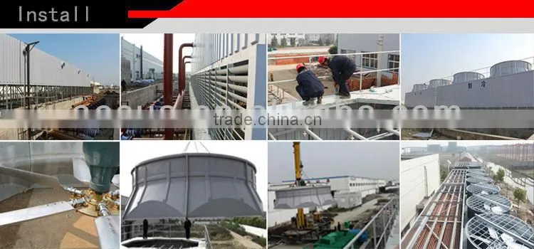 200T Hight Temp Counter-Flow FRP Rectangular Cooling Tower
