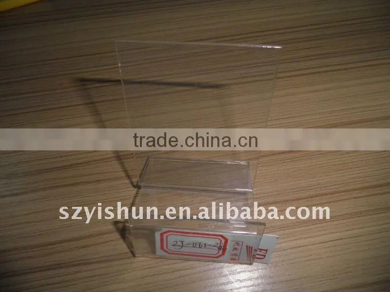 transparent acrylic signs display holder