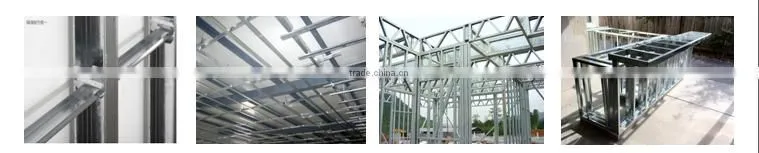 Stud and track for standard ceiling drywall metal tracks / gypsum board