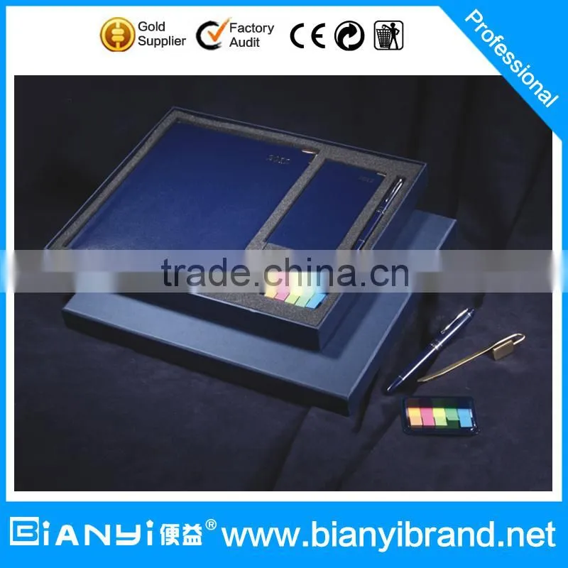 Leather stationery men business gift set
