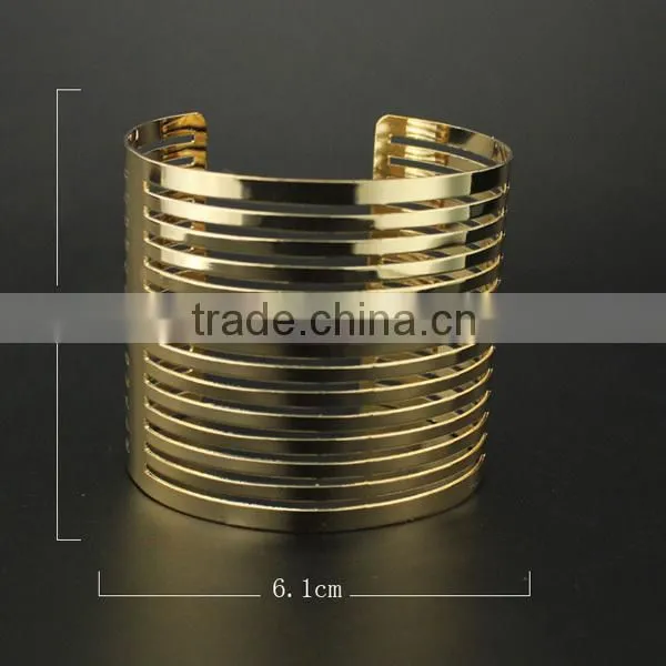 low moq girls gold slave bracelet, fake gold bracelets