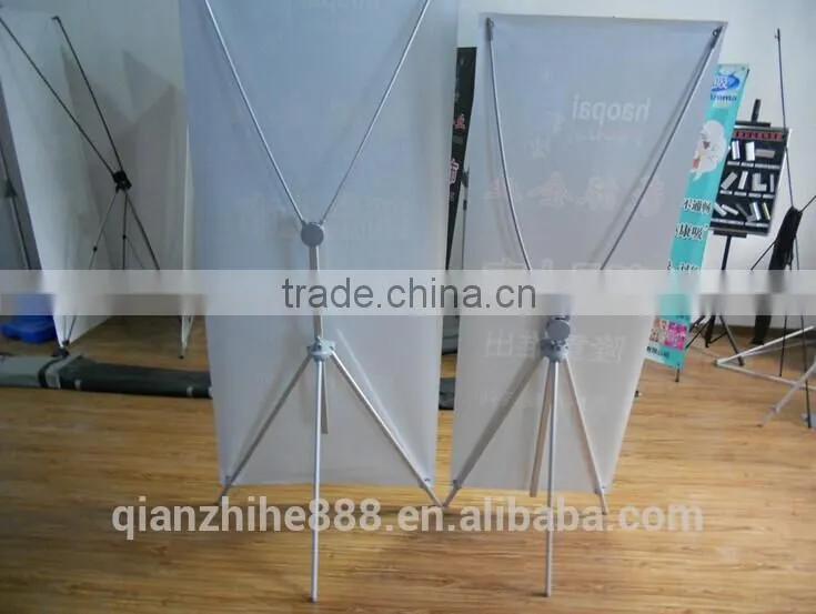 Ningbo factory provides promotion X banner stand, roll up banner stand