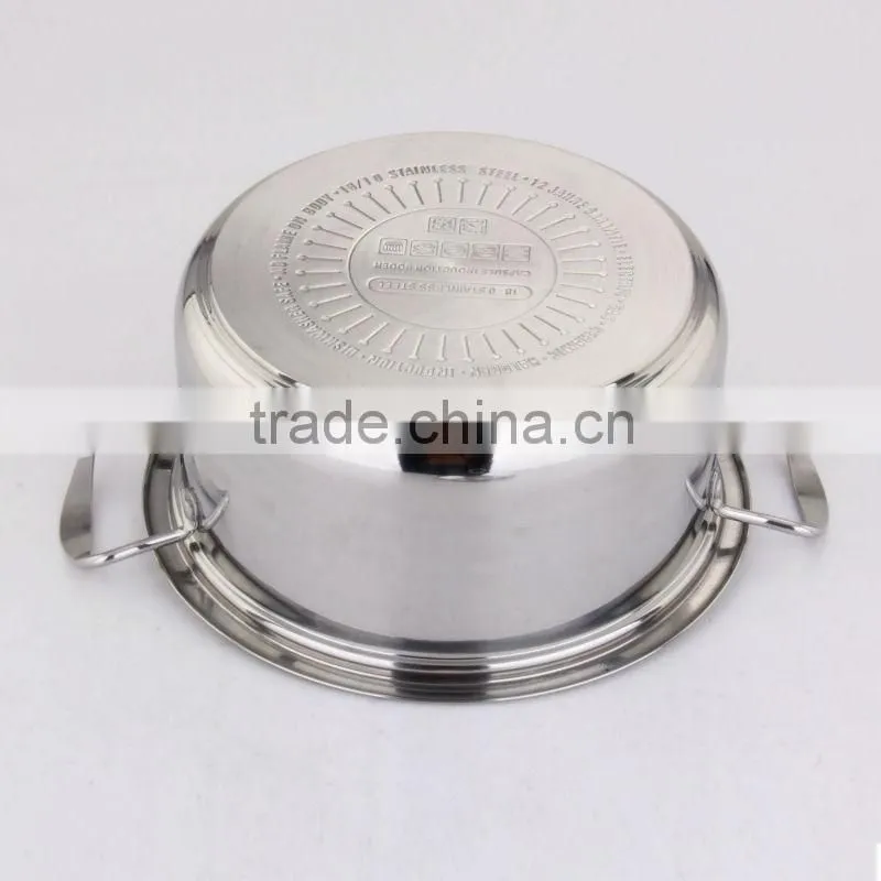 Stainless Steel Cookware Sets Broad-Edge Soup Pot