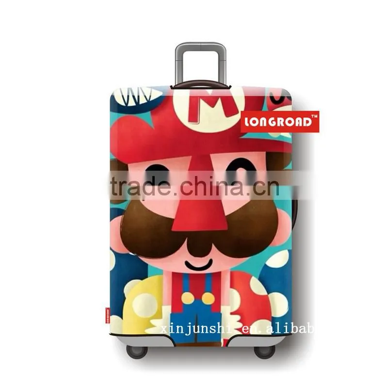 Stronger Elastic Neoprene Suitcase Pattern Luggage Protection Cover