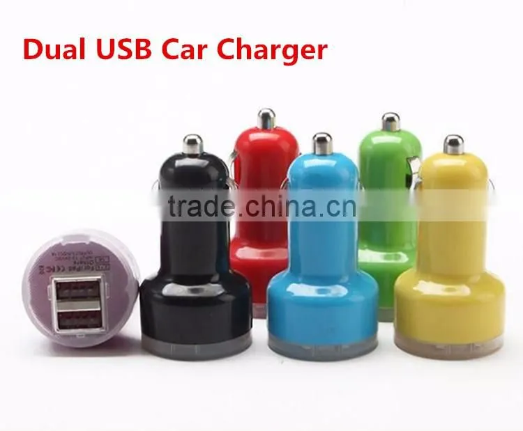 CE,RoHS approved high quality 5v 2.1a dual usb car charger