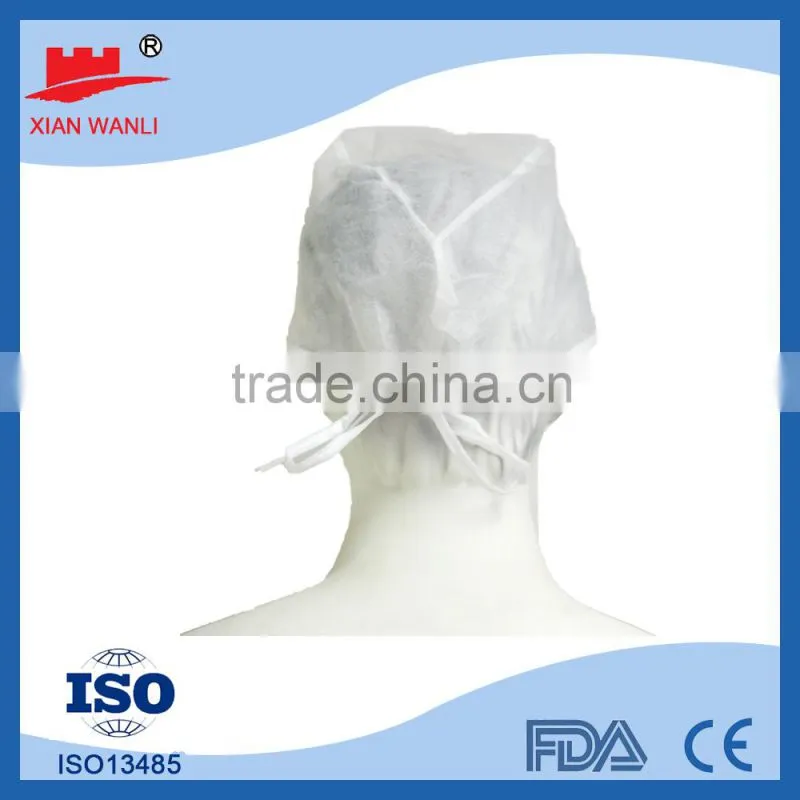 China blue surgical doctor cap