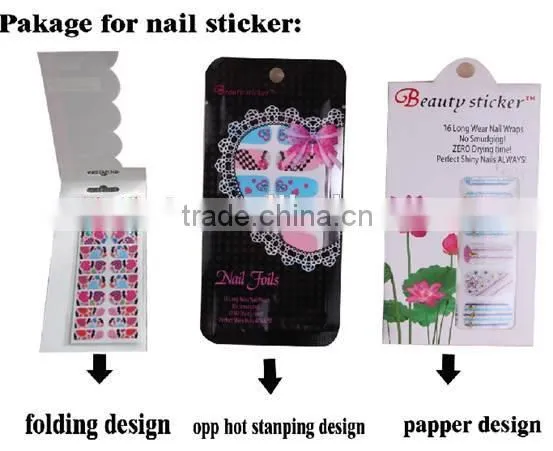 OEM Christmas Theme 3D Nial Sticker Nail Polish Sticker