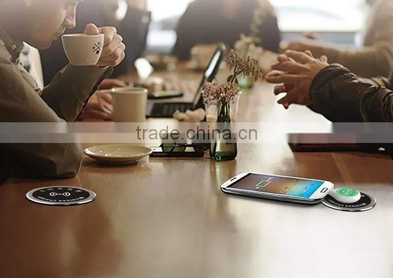 Waterproof QI Desktop Wireless power charger for mobile phone