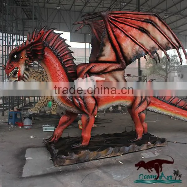 OA-IT-AD25 outdoor life size dragon statues