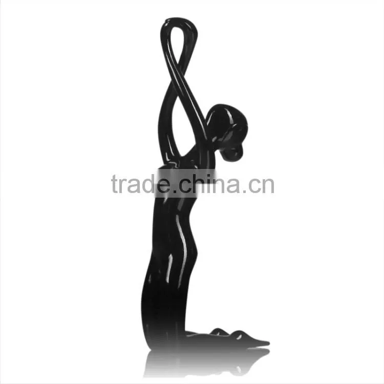 Dancer character art sculpture ornaments resin yoga dancer animation model model prototype