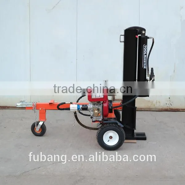 hot selling 42t 610mm log cutter and splitter machine from Laizhou China