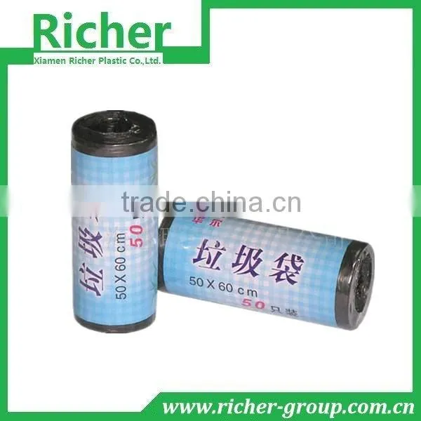 BLACK PLASTIC PAPER GARBAGE BAGS