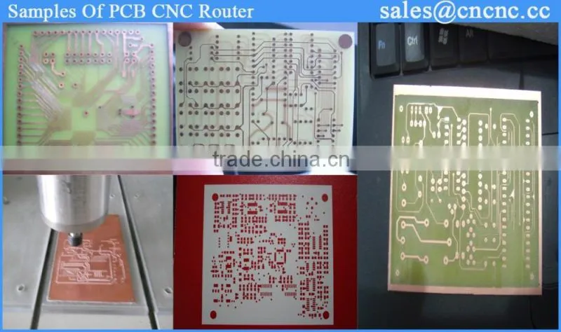 Platform Moving PCB CNC Router ZK-6060 With 1.5KW Spindle&Linear Round Guide Rail 600*600*100mm
