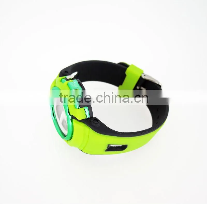 light green case LCD digital watches