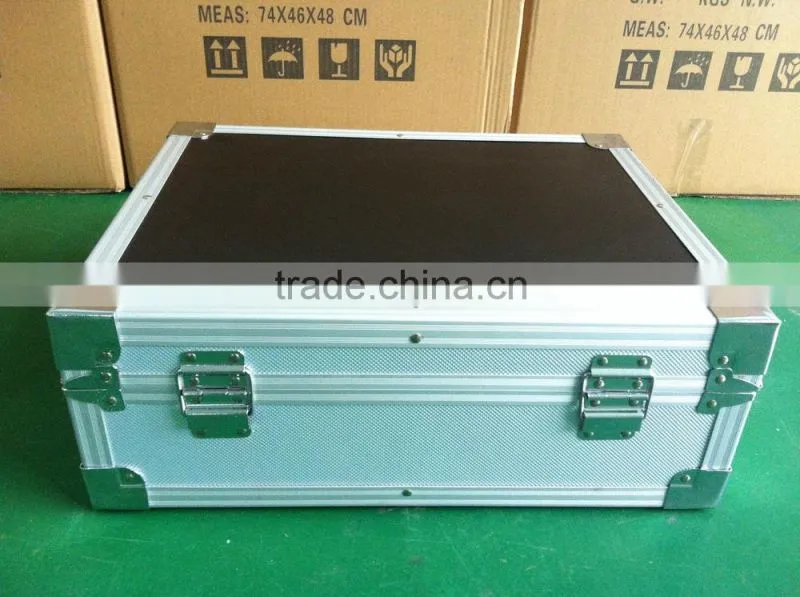 China silver and black carrying aluminum tool box flight case
