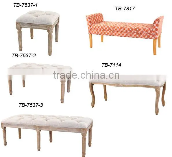 Siesta&sitting bench for resting , storage bench arm bench