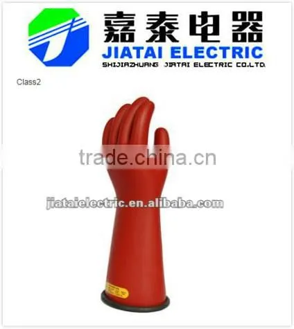 electrical high voltage natural latex insulationg gloves